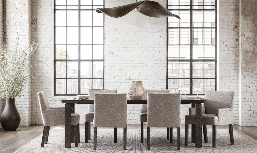 Bernhardt Loft Menton Fabric Armless Side Chair-Jennifer Furniture
