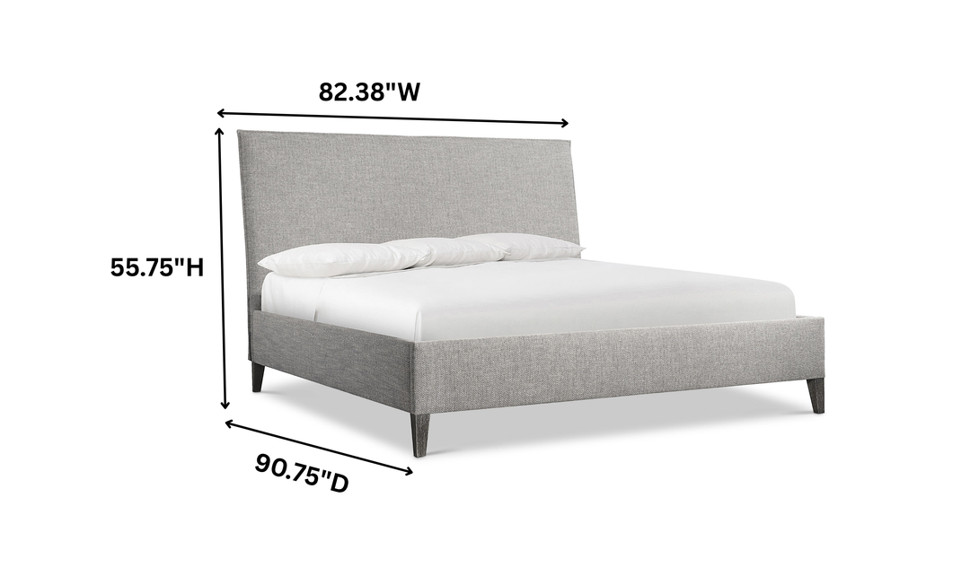 Bernhardt Loft Menton Fabric Upholstered Panel Bed-Jennifer