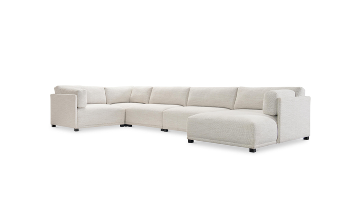 Bernhardt Loft Parker Modular Fabric Sectional Sofa with Chaise - Jennifer Furniture