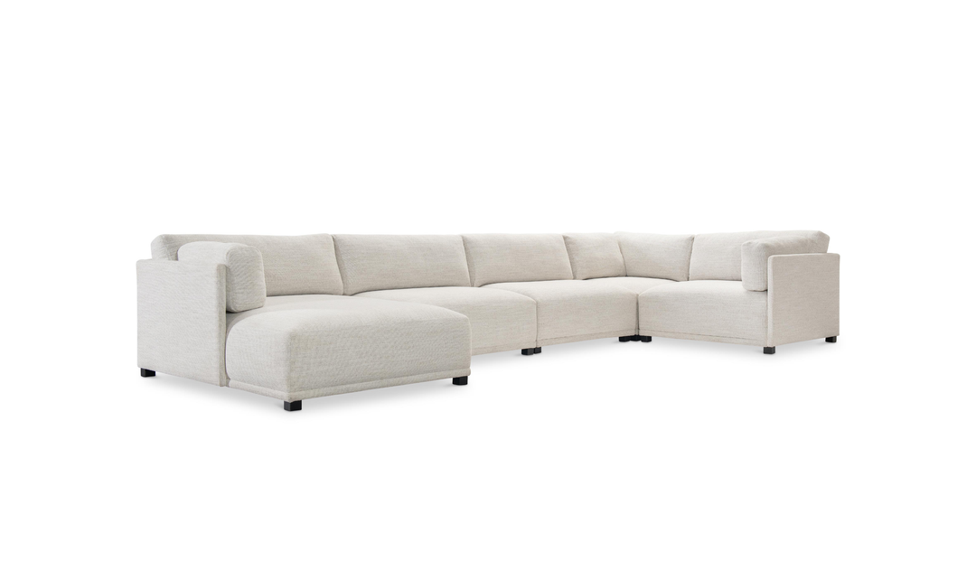 Bernhardt Loft Parker Modular Fabric Sectional Sofa with Chaise - Jennifer Furniture