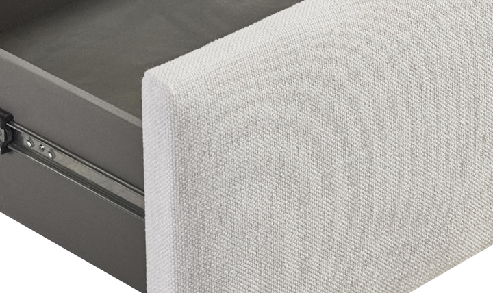 Bernhardt Loft Sawyer Upholstered Panel Bed with Flanged Edges - Jennifer Furniture