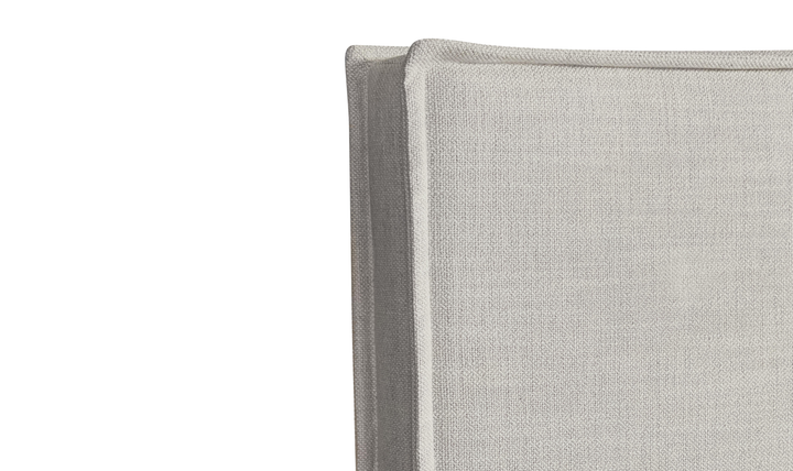Bernhardt Loft Sawyer Upholstered Panel Bed with Flanged Edges - Jennifer Furniture