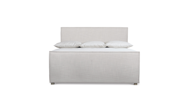 Bernhardt Loft Sawyer Upholstered Panel Bed with Flanged Edges - Jennifer Furniture