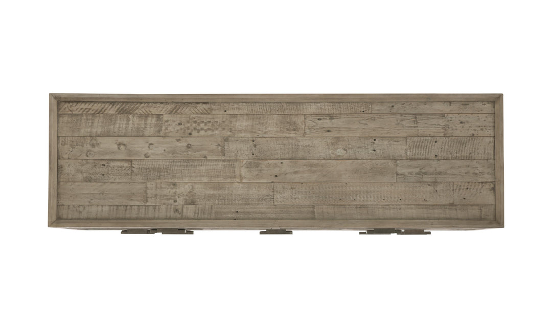 Bernhardt Loft Shaw Reclaimed Pine Wood Dresser with Metal Base-Jennifer