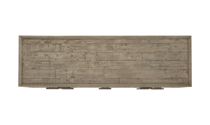 Bernhardt Loft Shaw Reclaimed Pine Wood Dresser with Metal Base-Jennifer