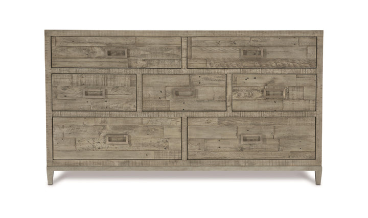 Bernhardt Loft Shaw Reclaimed Pine Wood Dresser with Metal Base-Jennifer