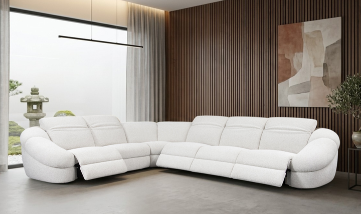 Bernhardt Massimo Fabric Power Motion Sectional With Wall Away Recline-Jenniferfurniture
