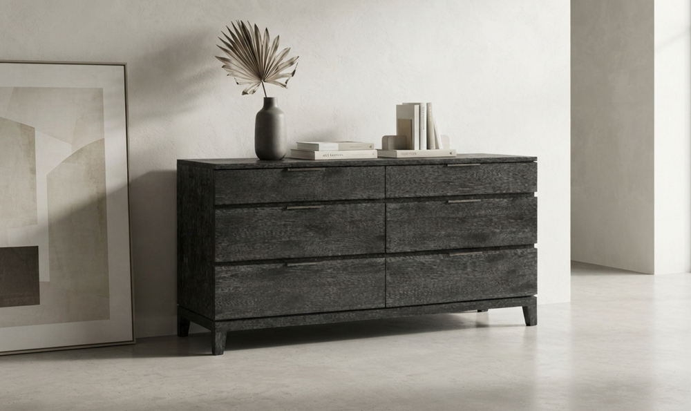 Bernhardt Menton Modern 6 Drawer Dresser- Jennifer Furniture