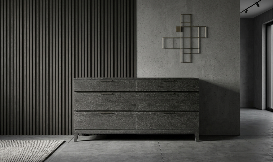 Bernhardt Menton Modern 6 Drawer Dresser- Jennifer Furniture
