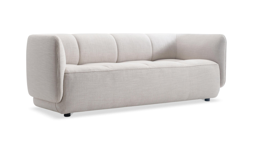 Bernhardt Mercer Modern Fabric Shelter Arm Sofa-Jennifer Furniture
