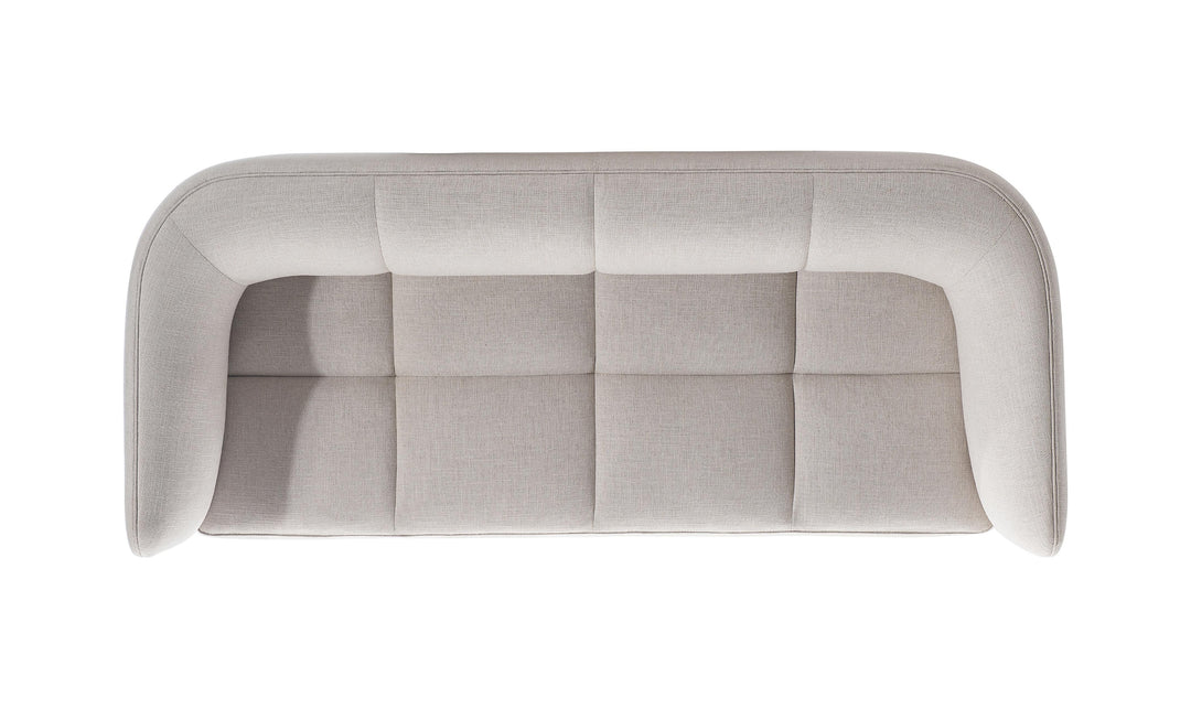 Bernhardt Mercer Modern Fabric Shelter Arm Sofa-Jennifer Furniture