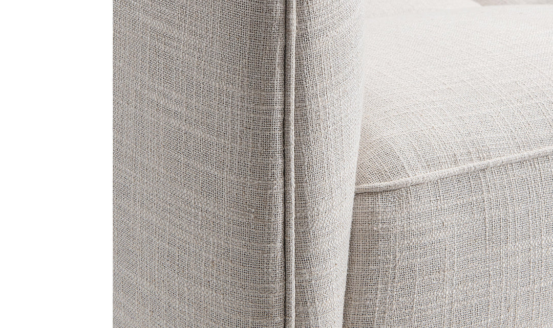 Bernhardt Mercer Modern Fabric Shelter Arm Sofa-Jennifer Furniture
