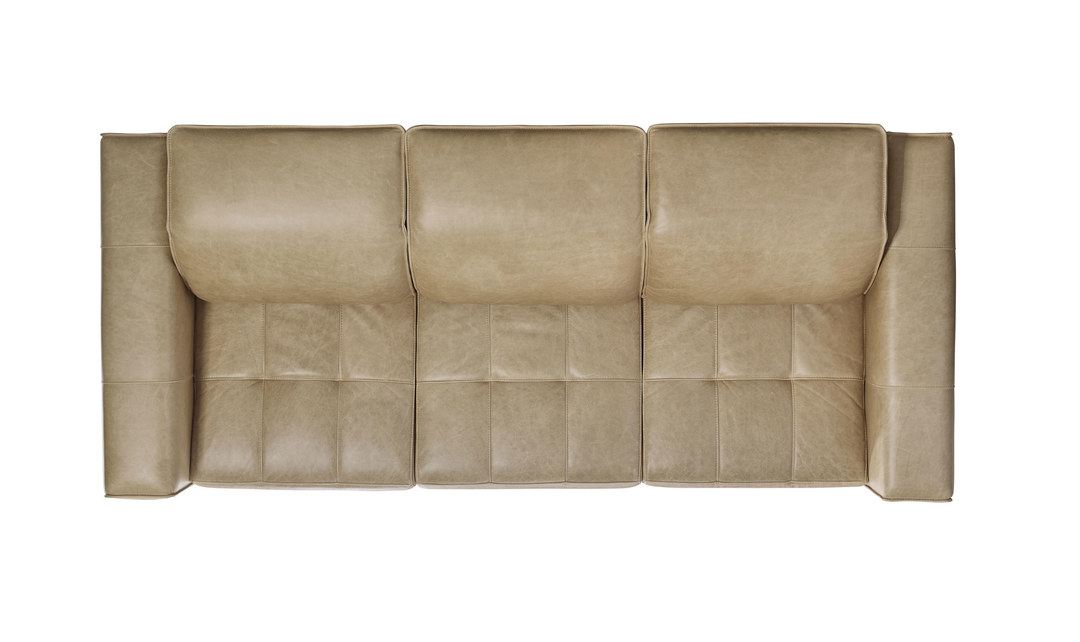 Bernhardt Nest Fabric Power Motion Sofa with Wide Track Arms in Beige-Jennifer Furniture