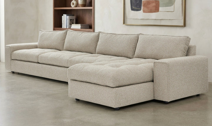 Bernhardt Nest Fabric Sectional With Modular Chaise-Jenniferfurniture
