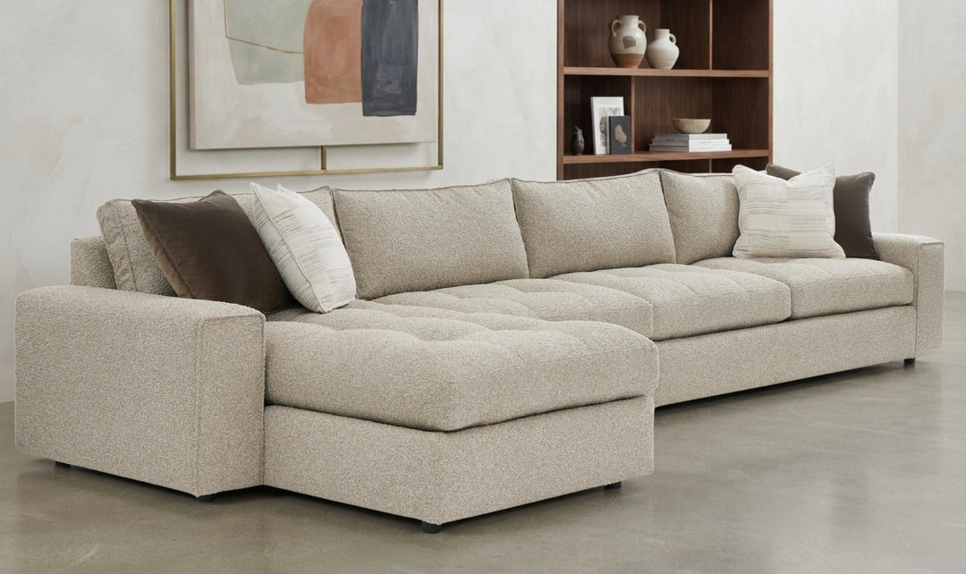 Bernhardt Nest Fabric Sectional With Modular Chaise-Jenniferfurniture