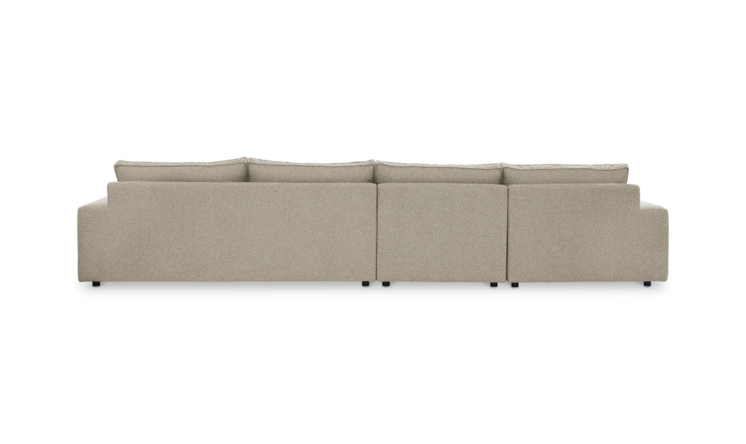 Bernhardt Nest Fabric Sectional With Modular Chaise-Jenniferfurniture
