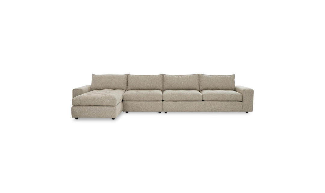 Bernhardt Nest Fabric Sectional With Modular Chaise-Jenniferfurniture