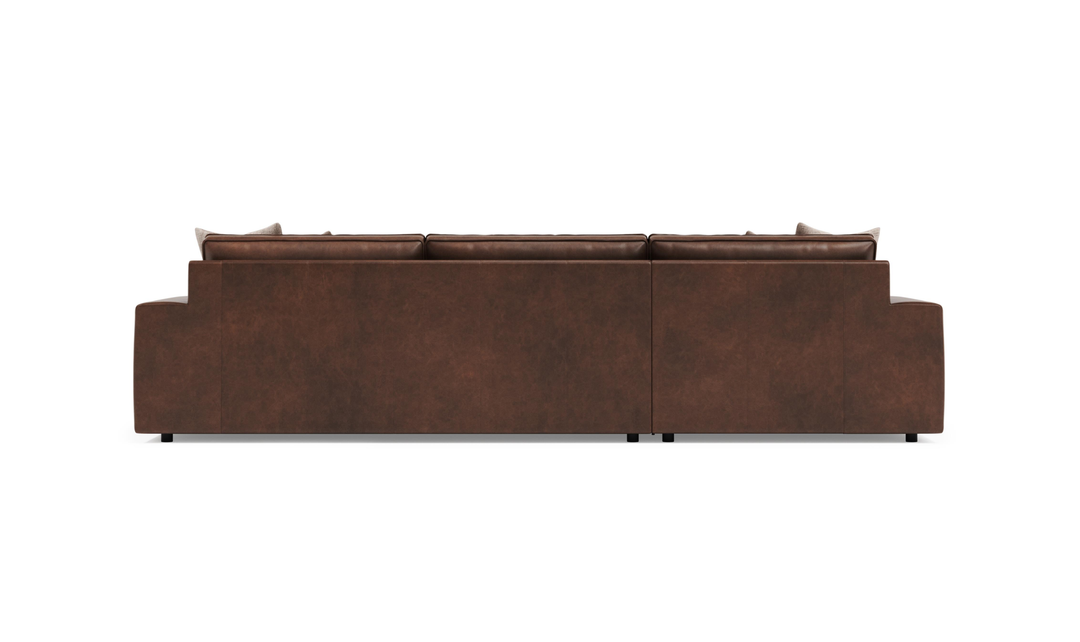Bernhardt Nest Leather Left-Arm Chaise Sectional Sofa - Jennifer Furniture
