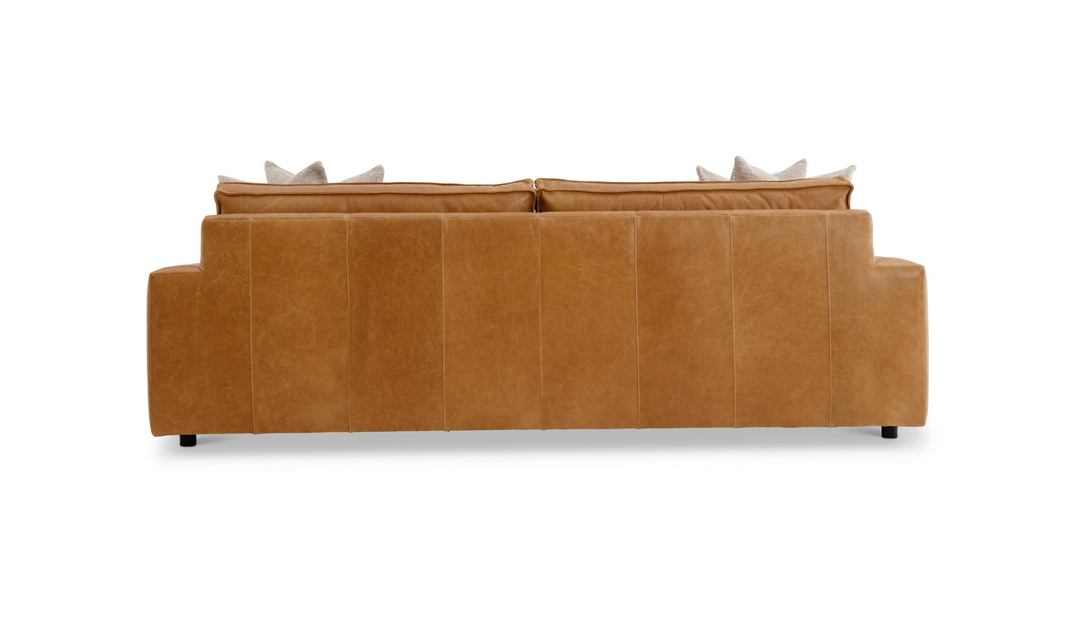 Bernhardt Nest Leather Sofa with Wide Track Arms-Jennifer