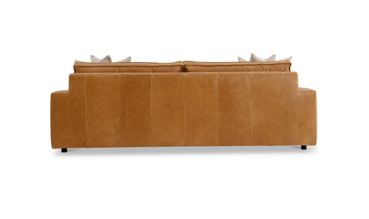 Bernhardt Nest Leather Sofa with Wide Track Arms-Jennifer