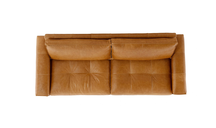 Bernhardt Nest Leather Sofa with Wide Track Arms-Jennifer