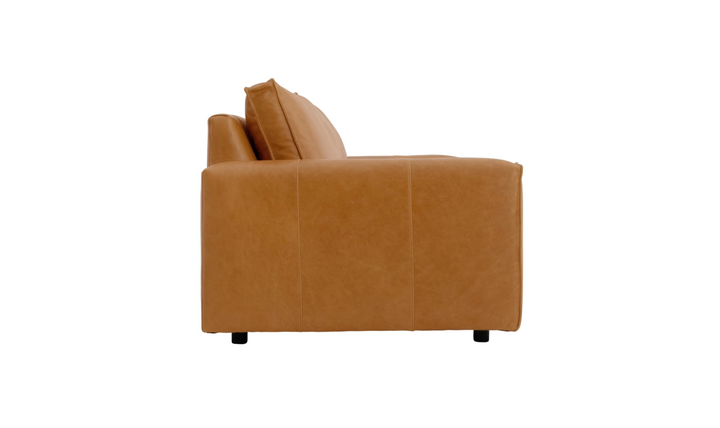 Bernhardt Nest Leather Sofa with Wide Track Arms-Jennifer