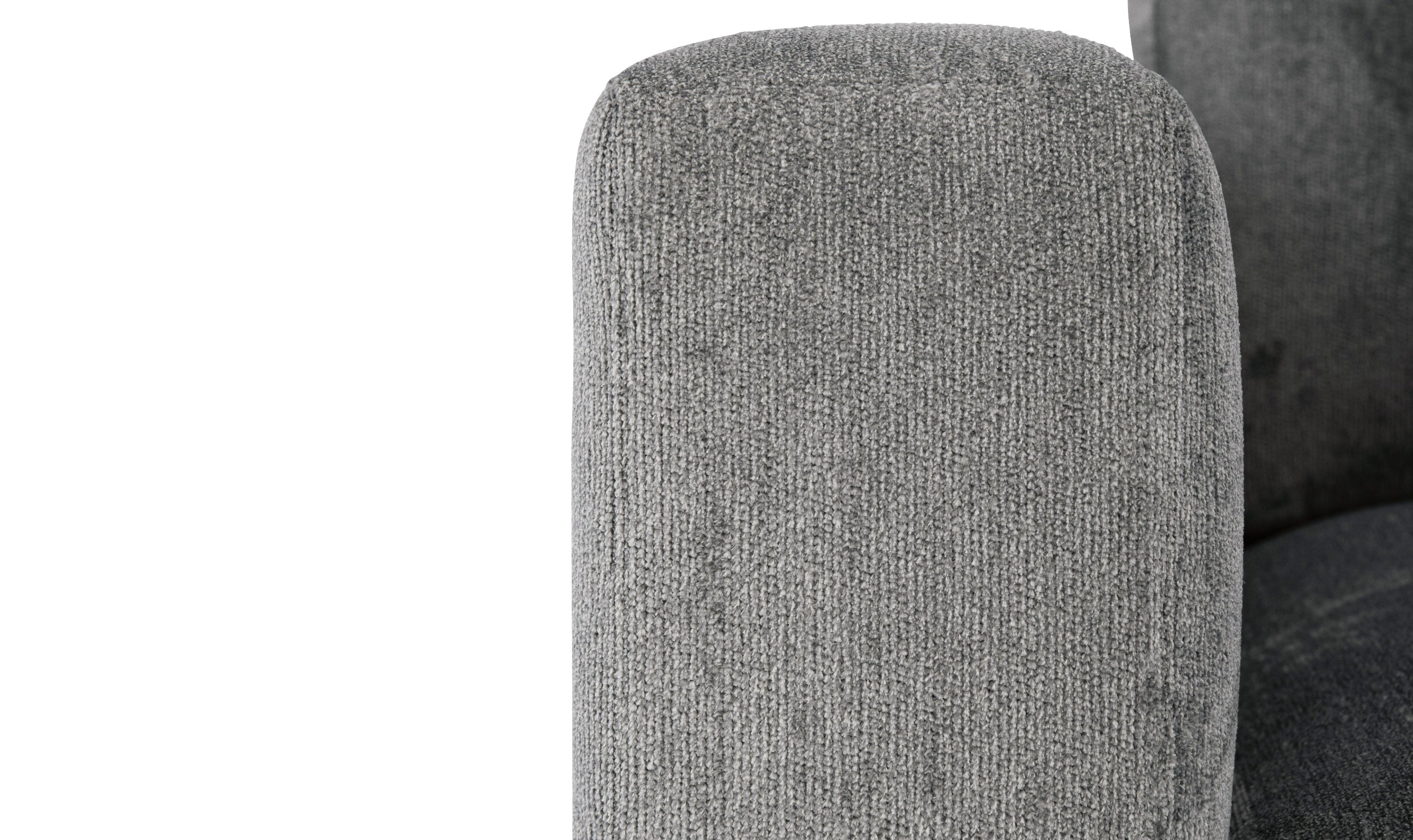 Bernhardt Noel Fabric Gray Living Room Set with Feather Down Cushion & Accent Throw Pillow-Jennifer Furniture