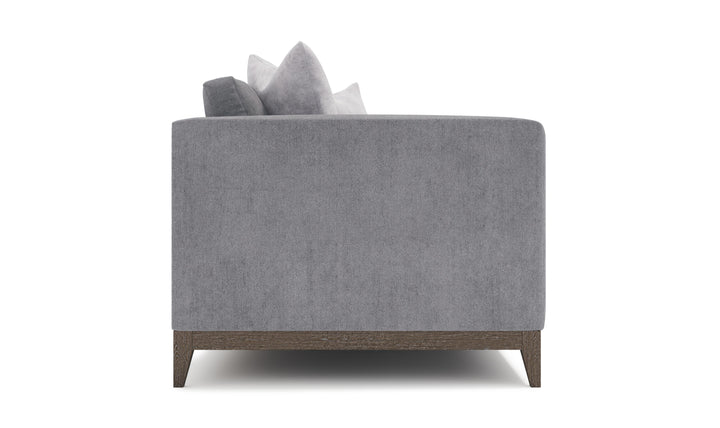 Bernhardt Noel Fabric Gray Living Room Set with Feather Down Cushion & Accent Throw Pillow-Jennifer Furniture