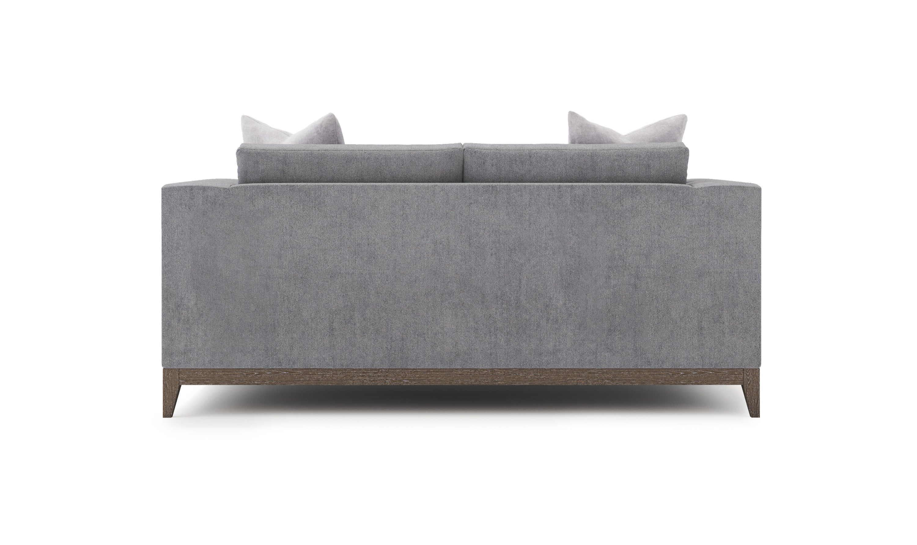 Bernhardt Noel Fabric Gray Living Room Set with Feather Down Cushion & Accent Throw Pillow-Jennifer Furniture