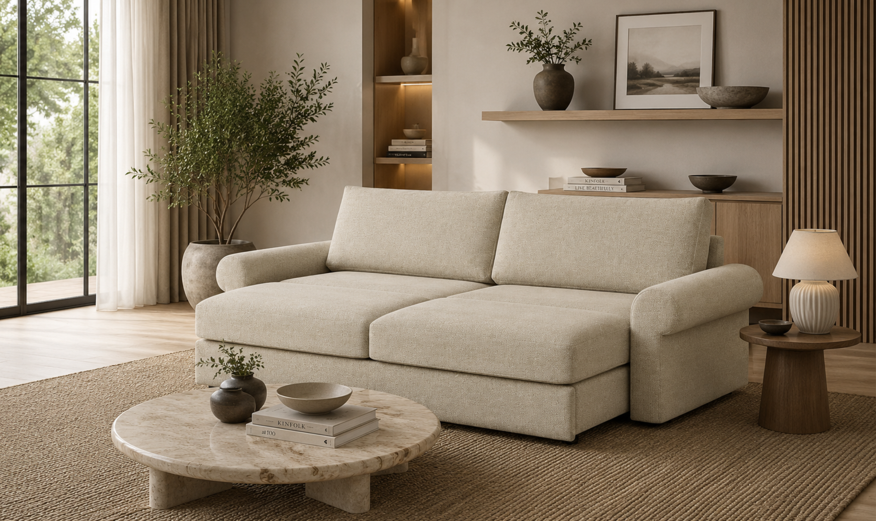 Innovation Living Vilander Full-Size Sofa Bed With Premium Mattress