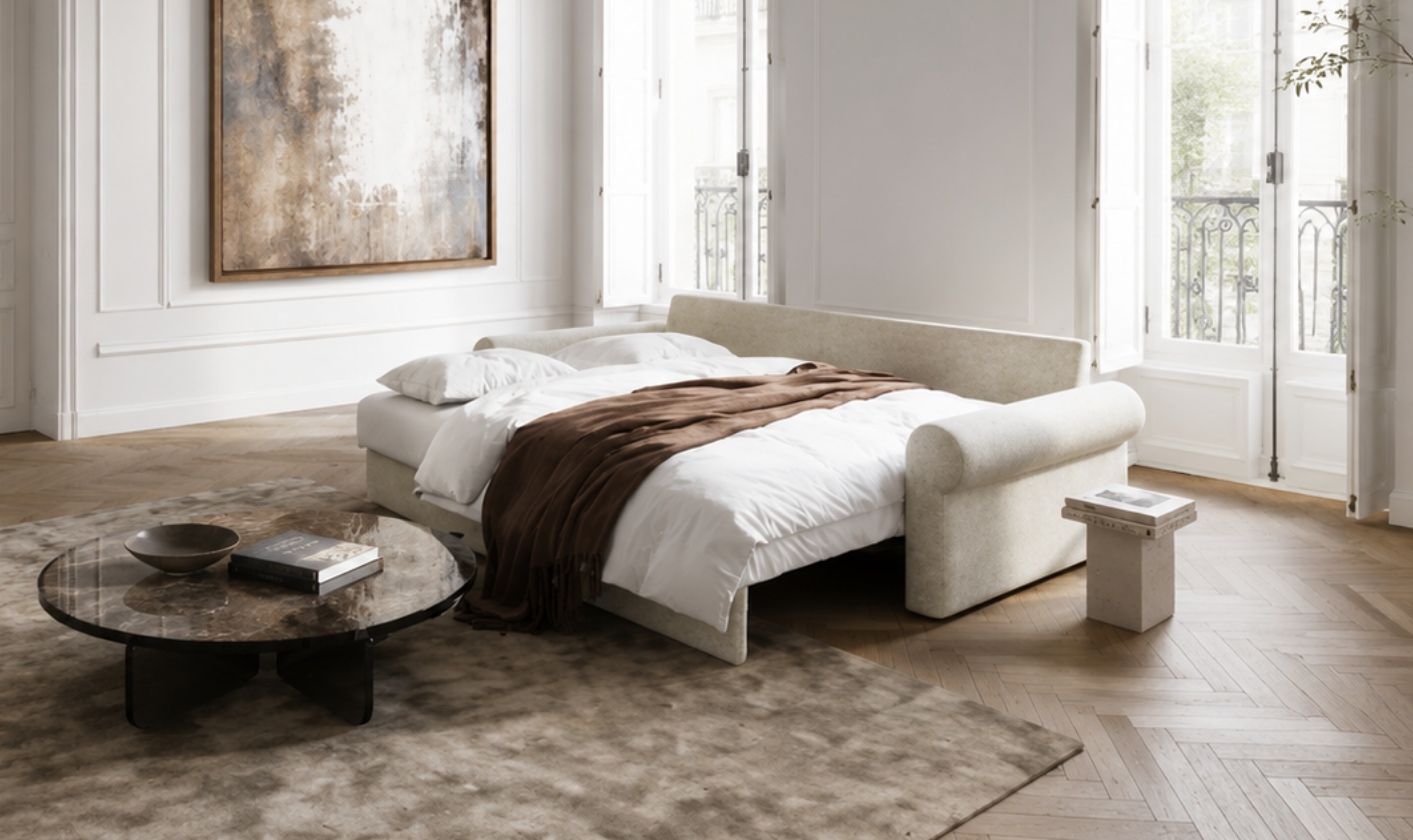 Innovation Living Vilander Full-Size Sofa Bed With Premium Mattress