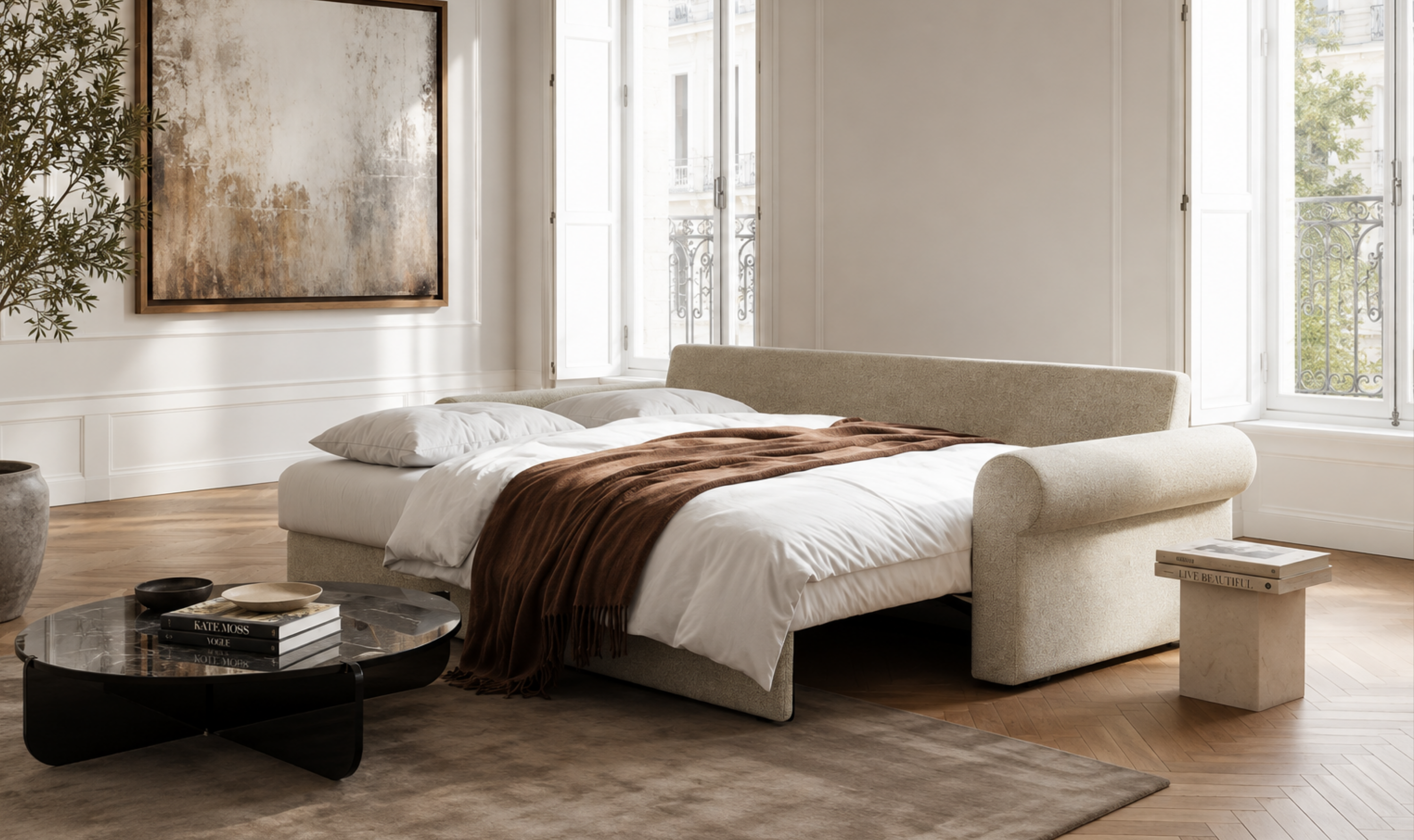 Innovation Living Vilander Full-Size Sofa Bed With Premium Mattress