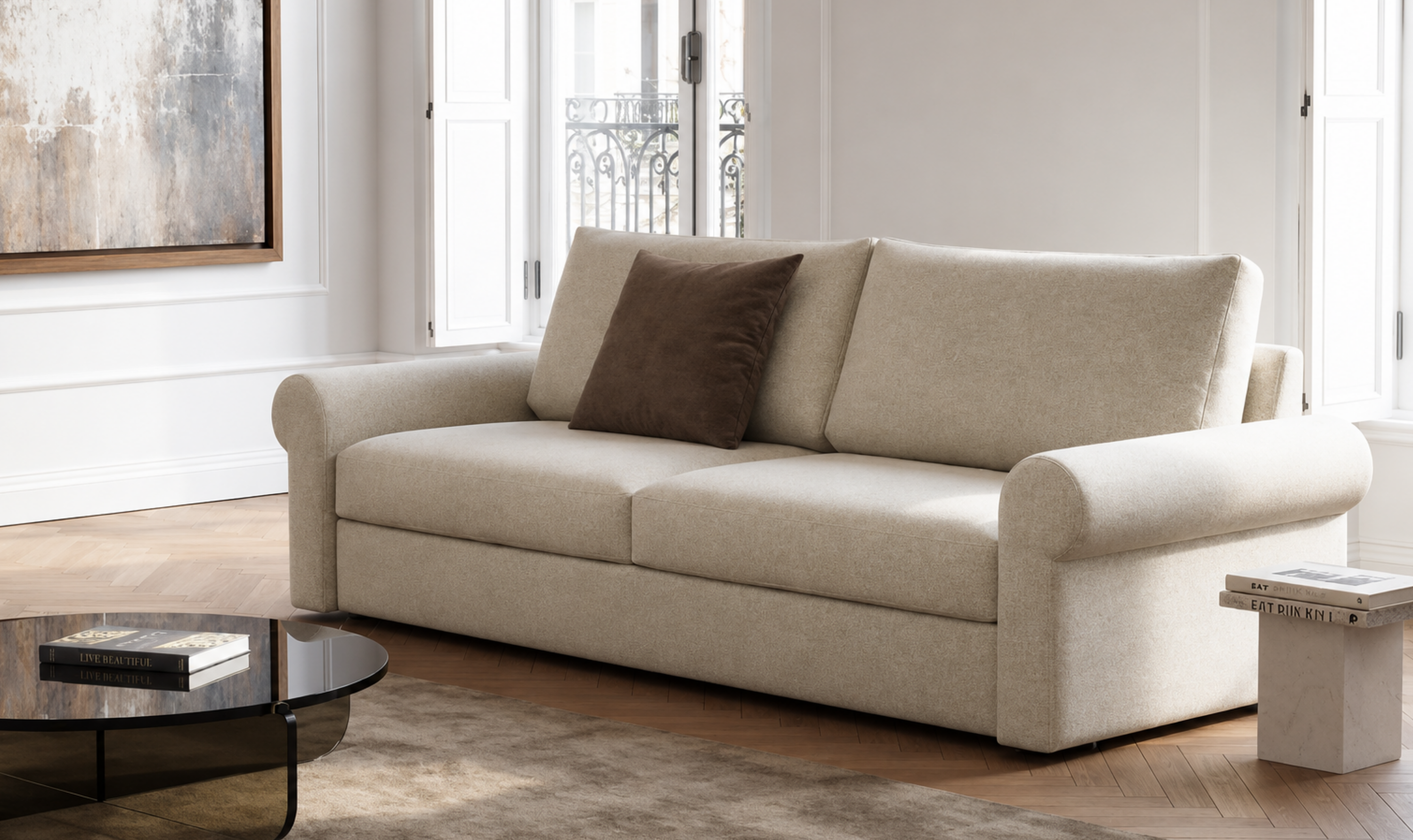 Innovation Living Vilander Full-Size Sofa Bed With Premium Mattress