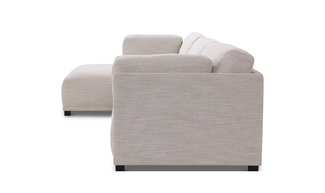 Bernhardt Parker Fabric 3 Piece Modular Sectional Sofa with Chaise-jennifer Furniture