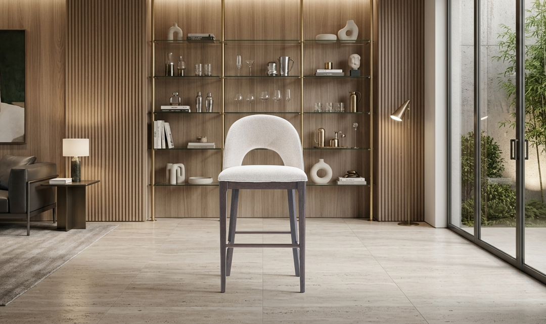 Bernhardt Raff Wooden Bar Stool-Jennifer Furniture