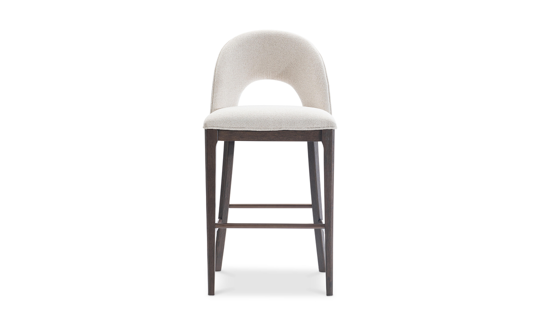 Bernhardt Raff Wooden Bar Stool-Jennifer Furniture