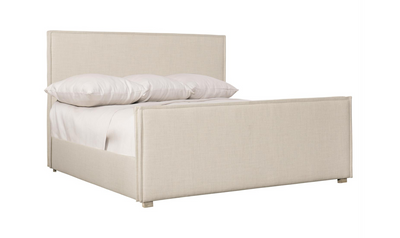 Bernhardt Sawyer Fabric Upholstered Panel Wooden Bed