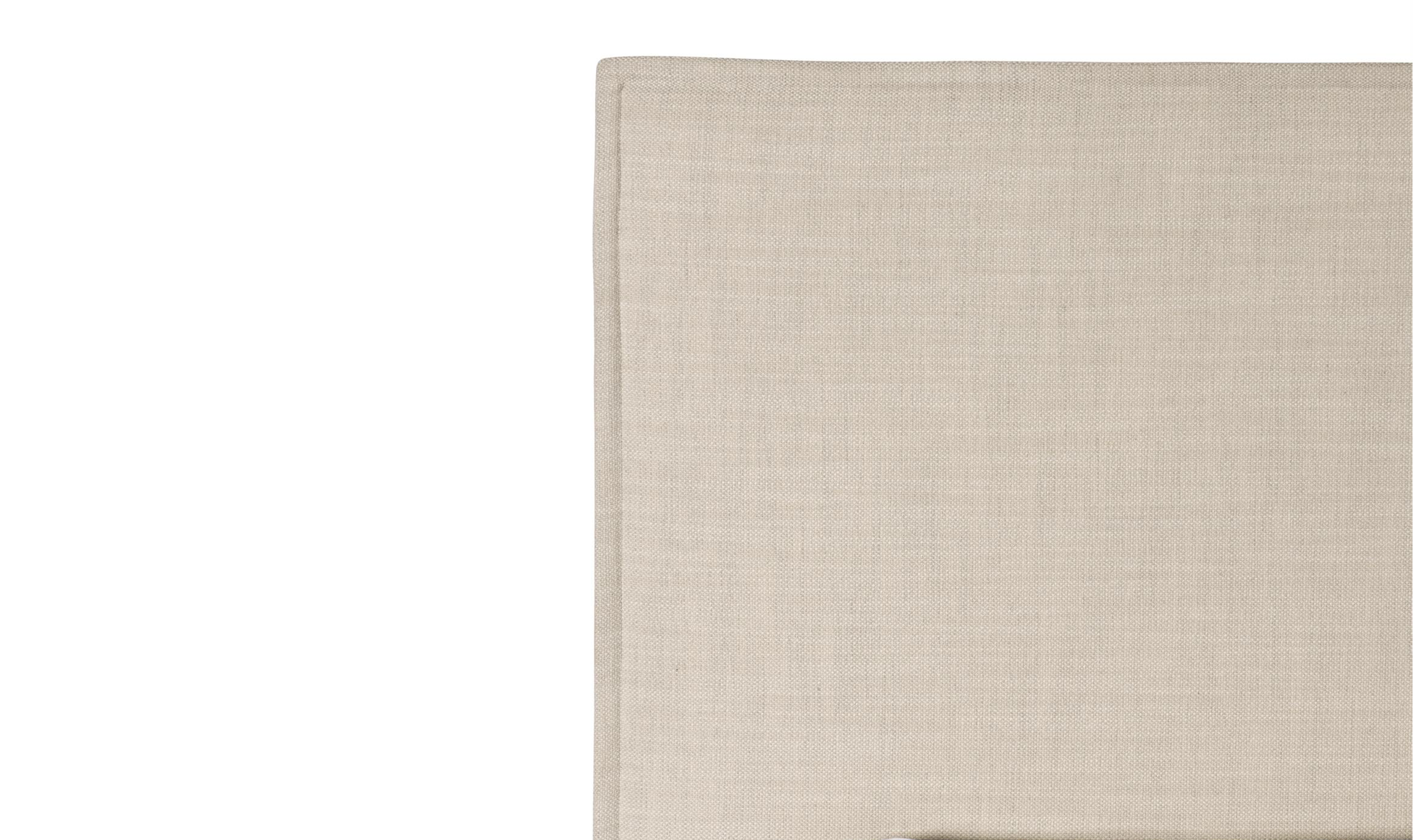 Bernhardt Sawyer Beige Fabric Upholstered Wooden Bed