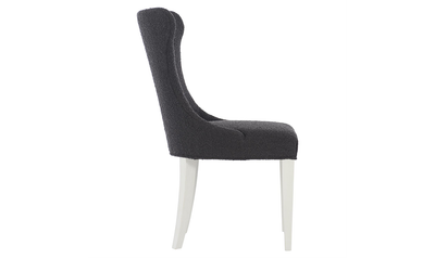 Bernhardt Silhouette Gray Side Chair in Eggshell Finish