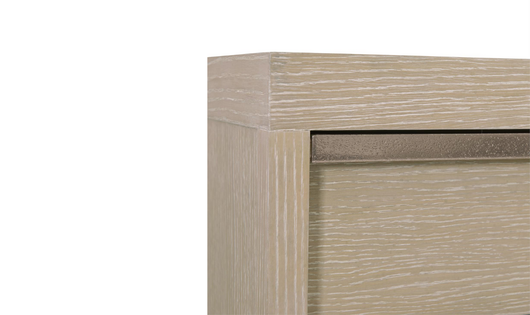 Bernhardt Solaria 6-Drawers Dresser With Cast Aluminum Legs-Jennifer Furniture