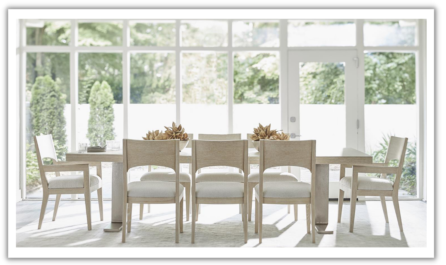 Bernhardt Solaria Brown Extendable Rectangular Dining Table – Jennifer ...