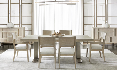Bernhardt Solaria Brown Extendable Rectangular Dining Table