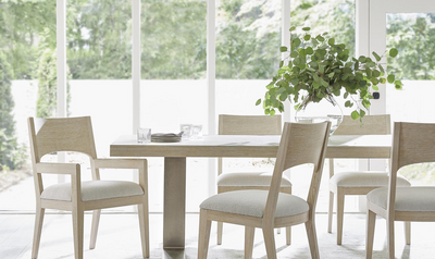 Bernhardt Solaria Brown Extendable Rectangular Dining Table