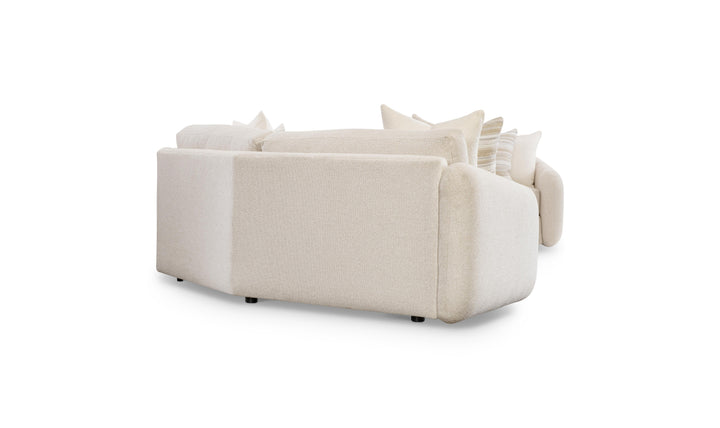 Bernhardt Soleil Fabric Sectional Sofa With Box Edge Pillows-Jennifer