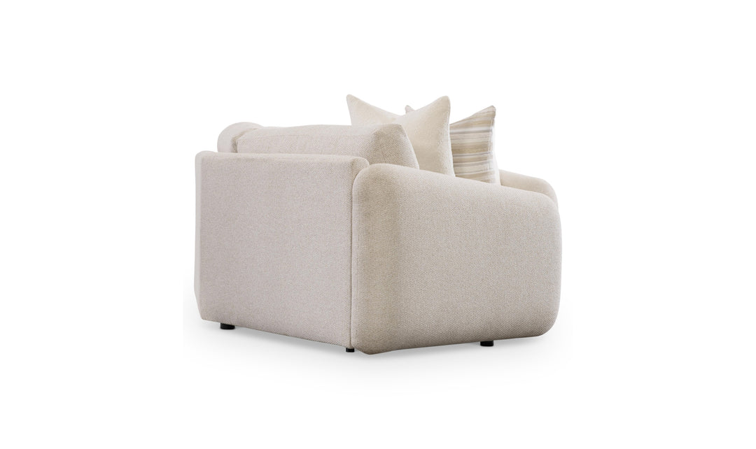 Bernhardt Soleil Fabric Sectional Sofa With Box Edge Pillows-Jennifer