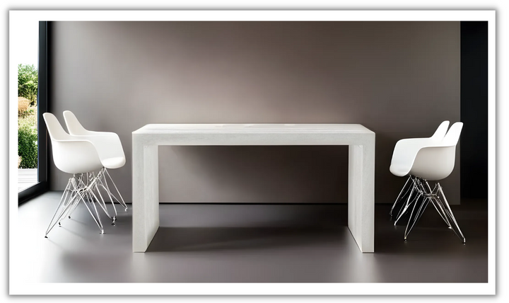 Bernhardt Summerton Rectangle Wooden Console Table In White-Jennifer Furniture