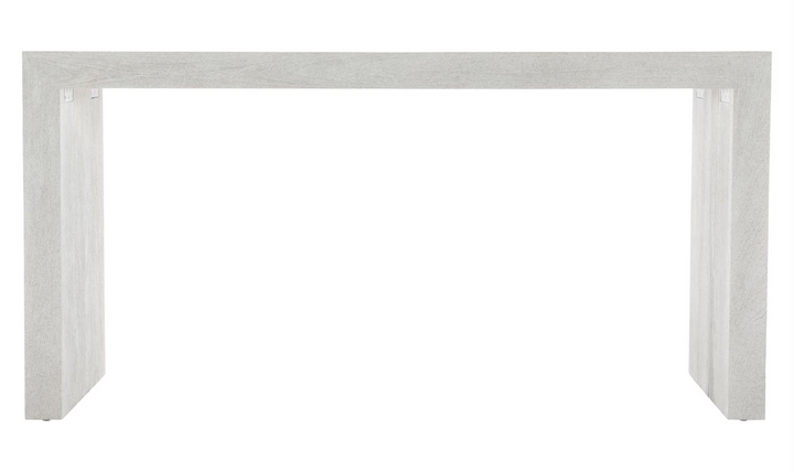 Bernhardt Summerton Rectangle Wooden Console Table In White-Jennifer Furniture