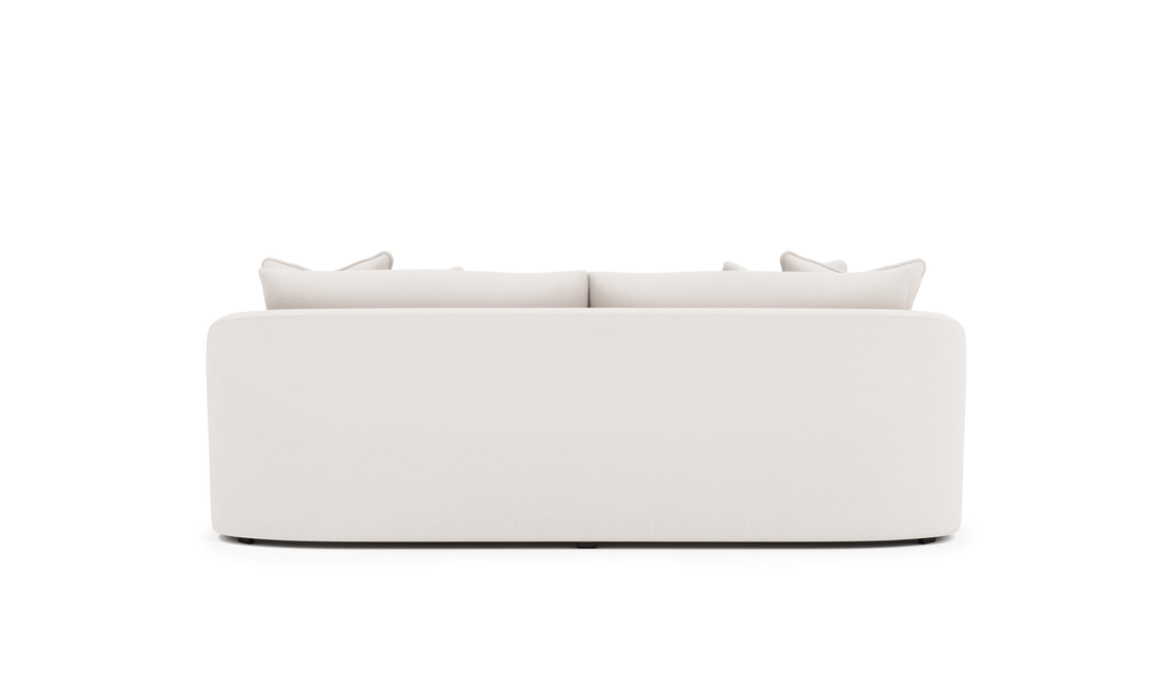 Bernhardt Terra 2-Seater Boucle Fabric Sofa with Slope Arms in Beige