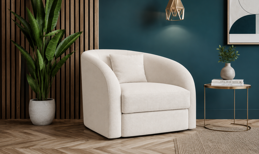 Bernhardt Terra Fabric Swivel Chair - Jennifer Furniture
