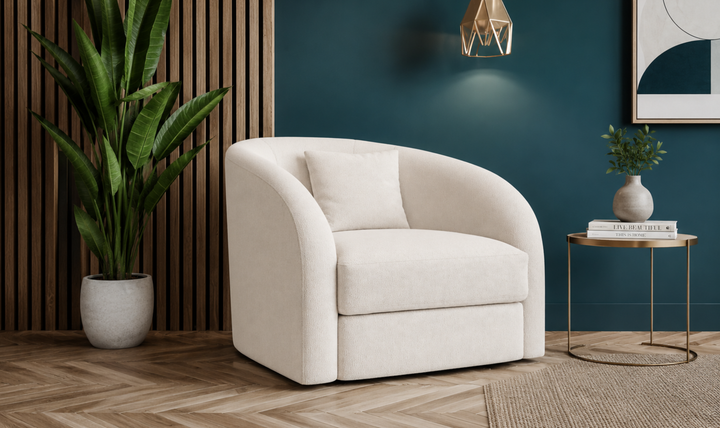 Bernhardt Terra Fabric Swivel Chair - Jennifer Furniture